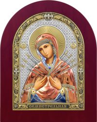 купить икону Семистрельная Божья Матерь