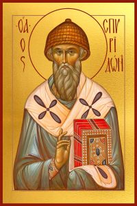купить икону святого Спиридона Тримифунтского dm06703
