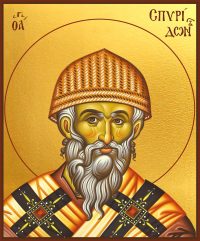 купить икону святого Спиридона Тримифунтского dm00740