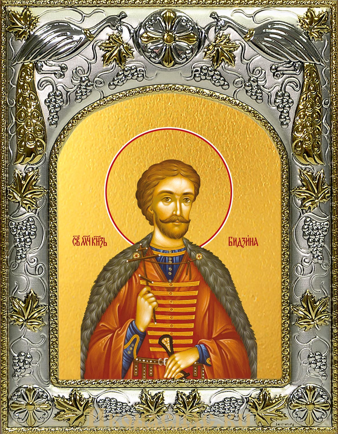 Икона Бидзина мученик, князь Ксанский