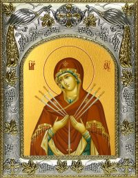 купить Умягчение злых сердец икону Божьей Матери