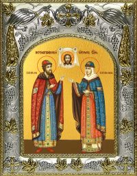 купить икону святые Петр и Феврония Муромские A-6447