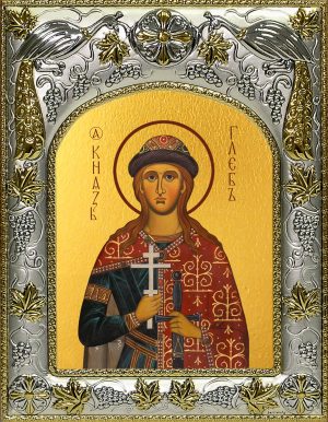 купить икону святой Глеб князья
