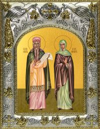 купить икону святые Захария и Елисавета праведные