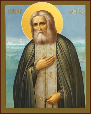 купить икону святого Серафима Саровского dm00092