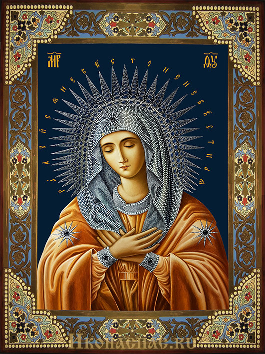 купить икону Умиление Божией Матери Дивеевское