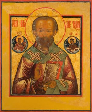 Икона Николай чудотворец, архиепископ Мир Ликийских, святитель dm06786