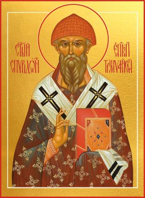 купить икону святого Спиридона Тримифунтского dm00704