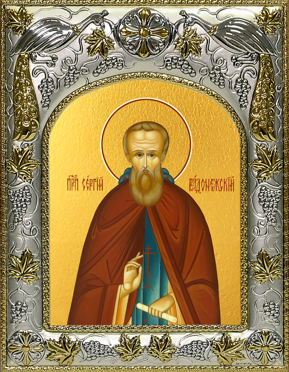 купить икону Сергий Радонежский A-082