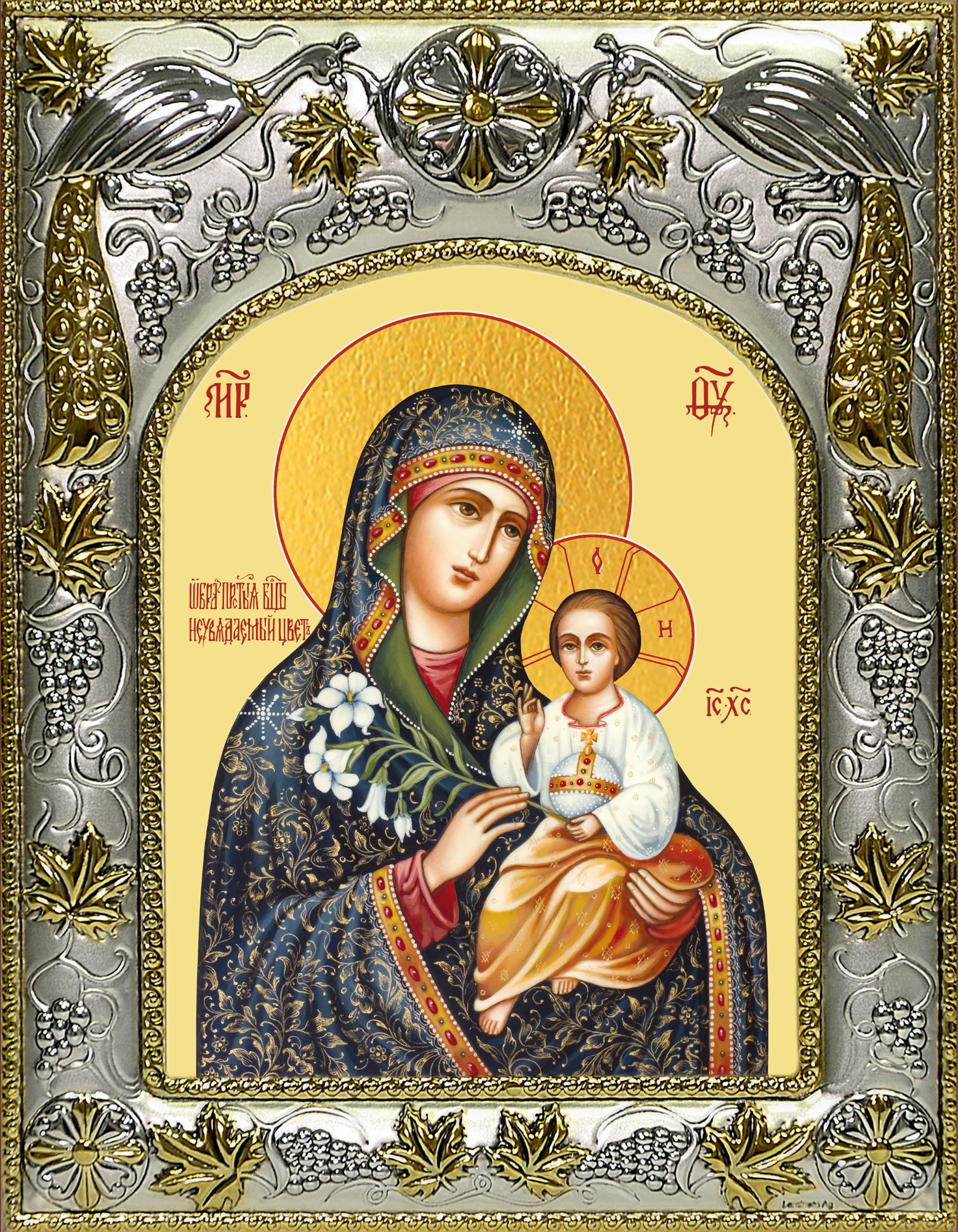 купить икону Божьей Матери Неувядаемый Цвет