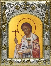 Икона Александр Невский благоверный князь A-410