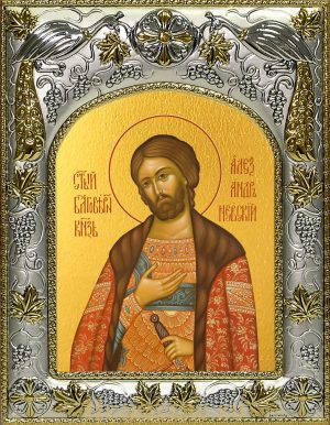 Икона Александр Невский благоверный князь A-451