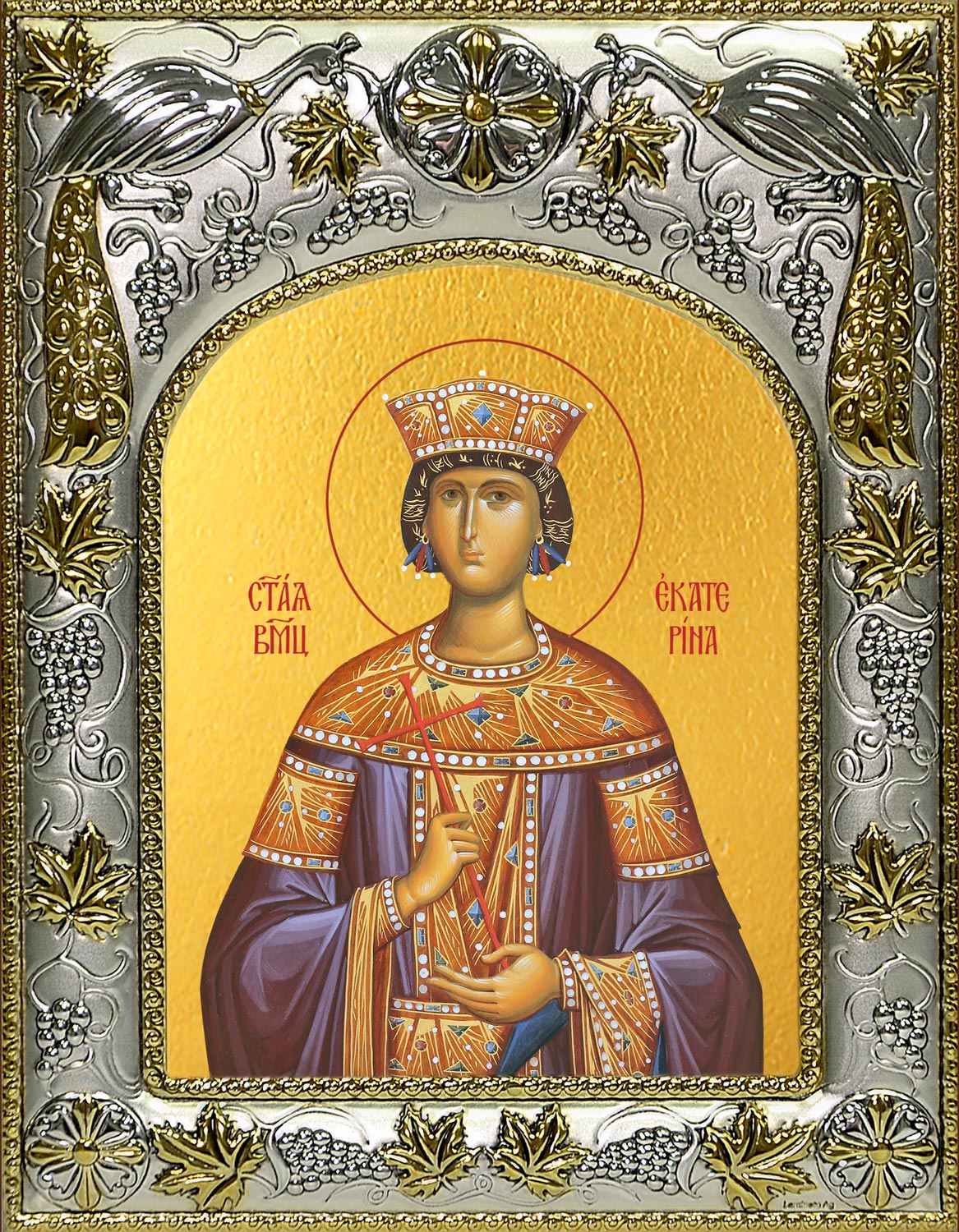 купить икону Екатерина великомученица A-4560