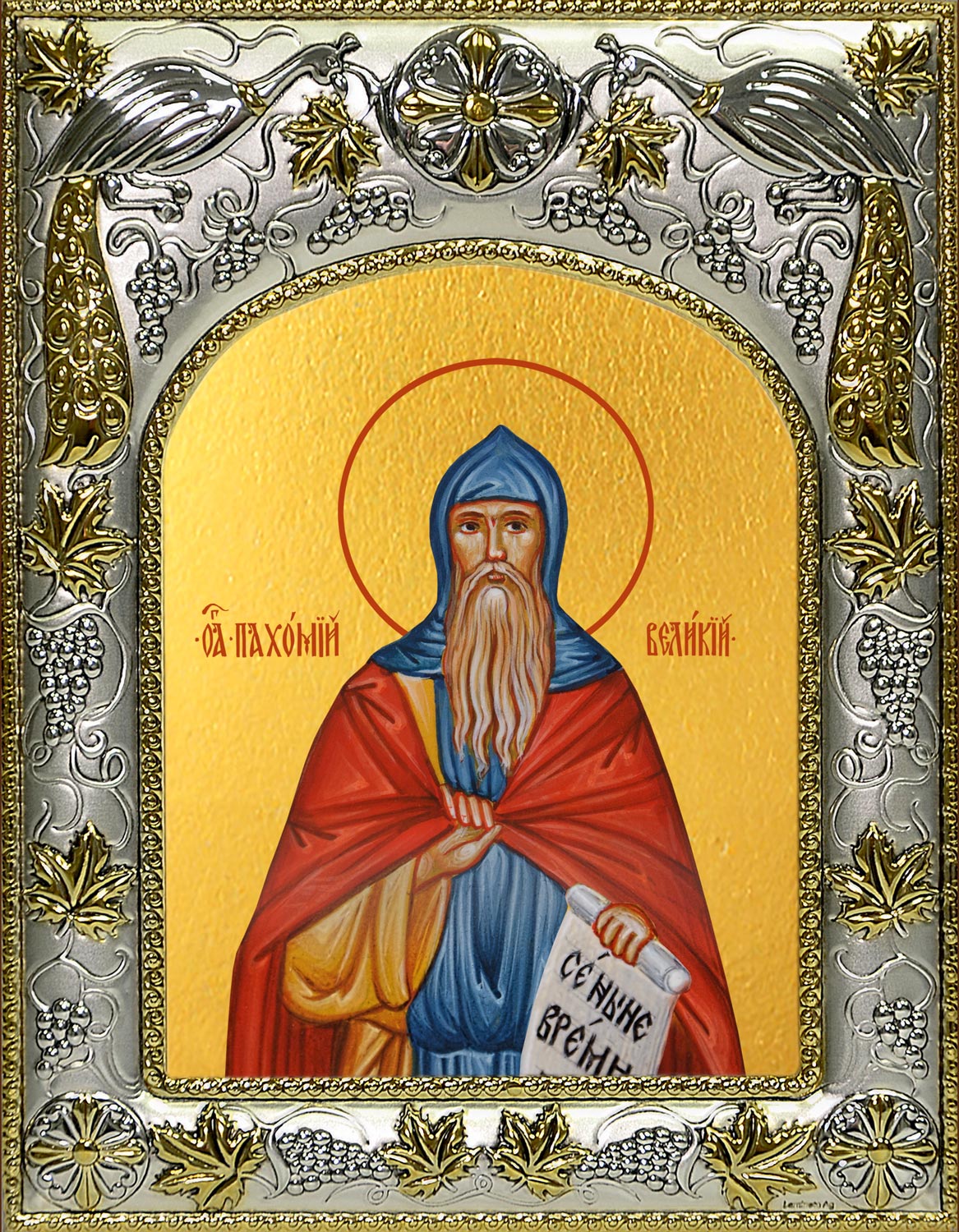 купить икону святой Пахомий Великий