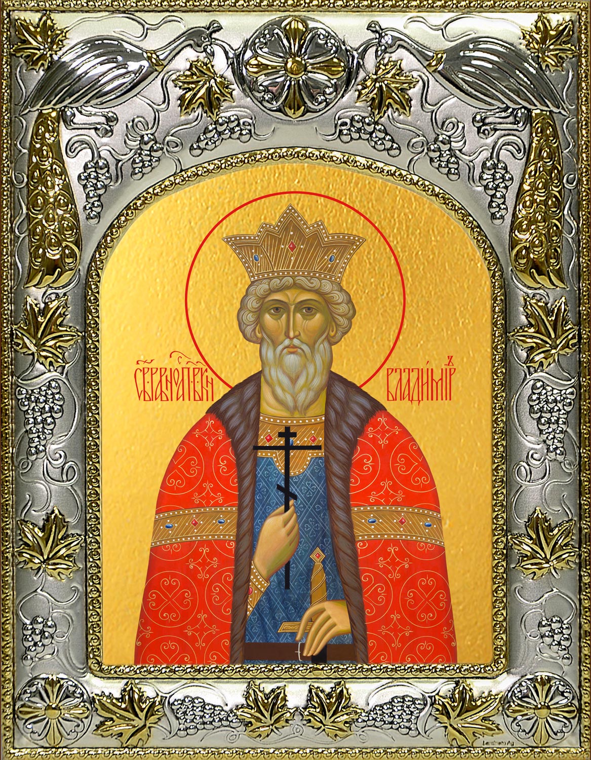купить икону святой Владимир великий князь A-6015