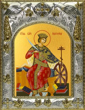 купить икону святая Екатерина великомученица A-6924