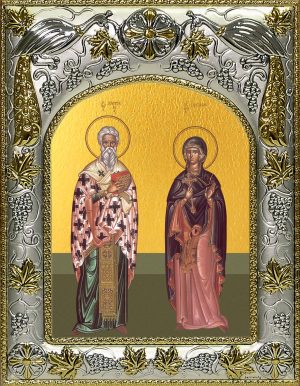 купить икону святые Киприан и Иустина