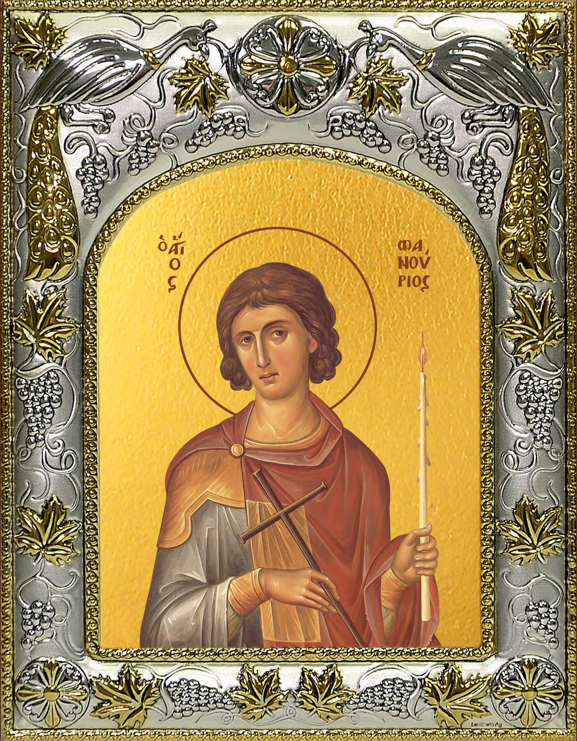купить икону святой Фанурий Родосский
