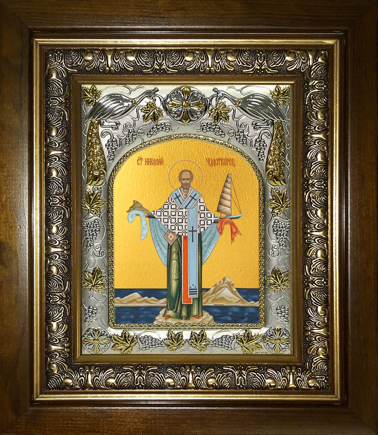 купить икону святой Николай чудотворец AK-4708