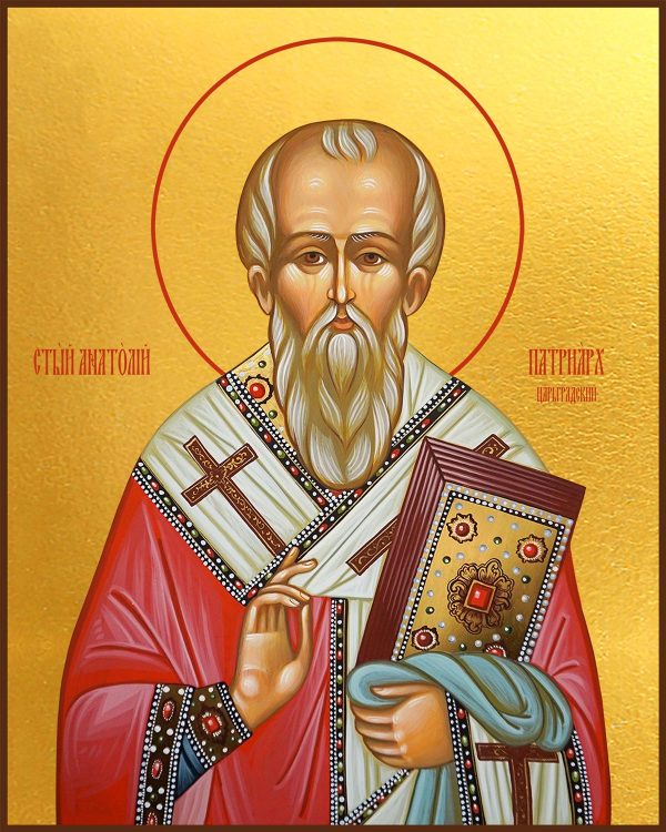 купить икону святой Анатолий Константинопольский