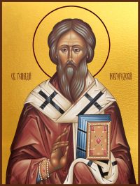 купить икону святой Геннадий Новгородский