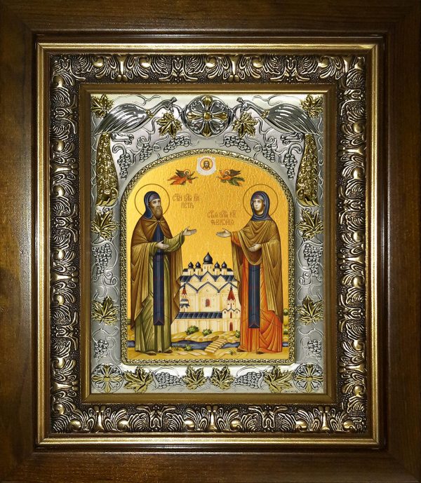 купить икону святых Петра и Февронии