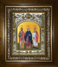 купить икону святые Гурий, Самон и Авив мученики