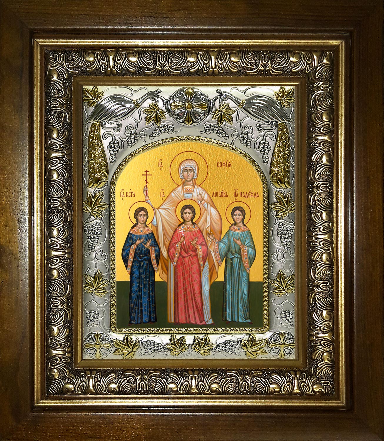 купить икону святых Веры, Надежды, Любови и матери их Софии