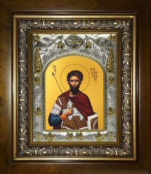 купить икону святой Каллистрат мученик