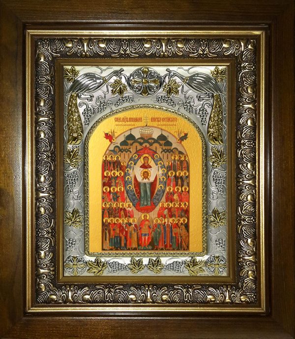 купить икону Собор святых покровителей воинства Российского