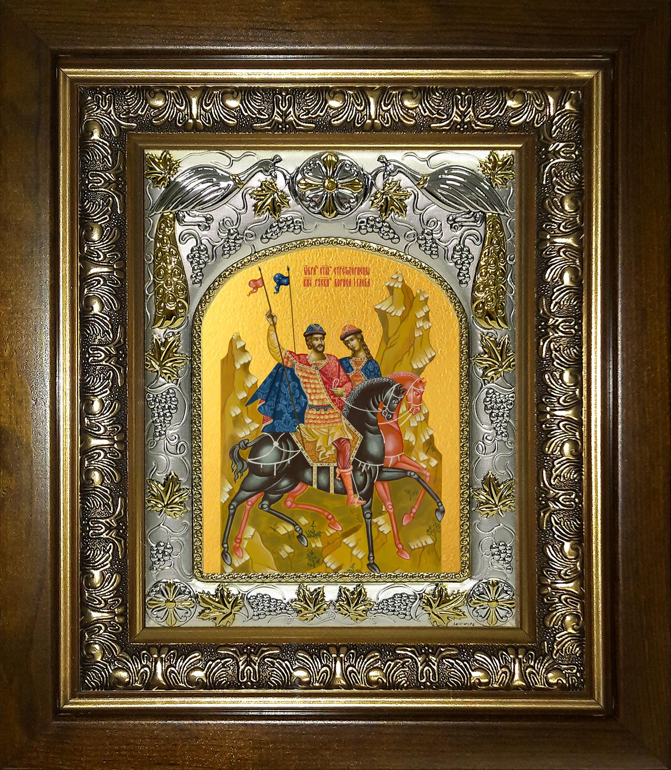 купить икону святые Борис и Глеб князья
