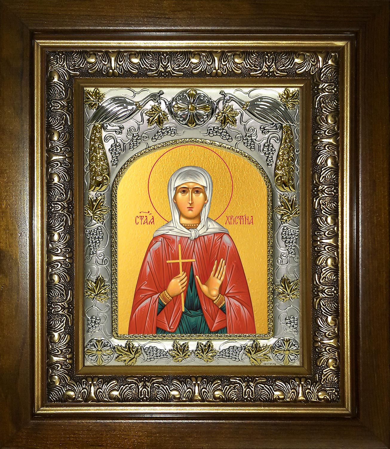 купить икону святой Кристины (Христины)