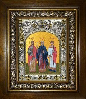 купить икону святые Гурий, Самон и Авив мученики
