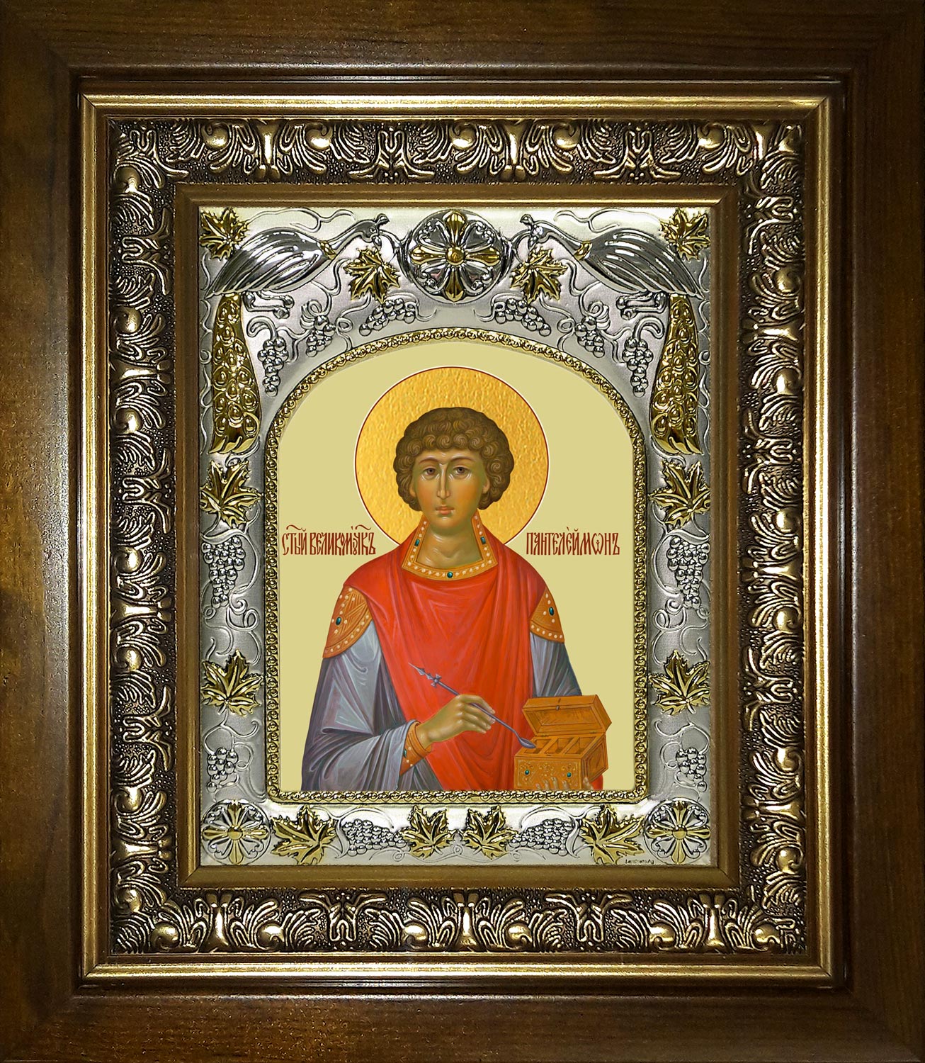 купить икону святой Пантелеимон целитель