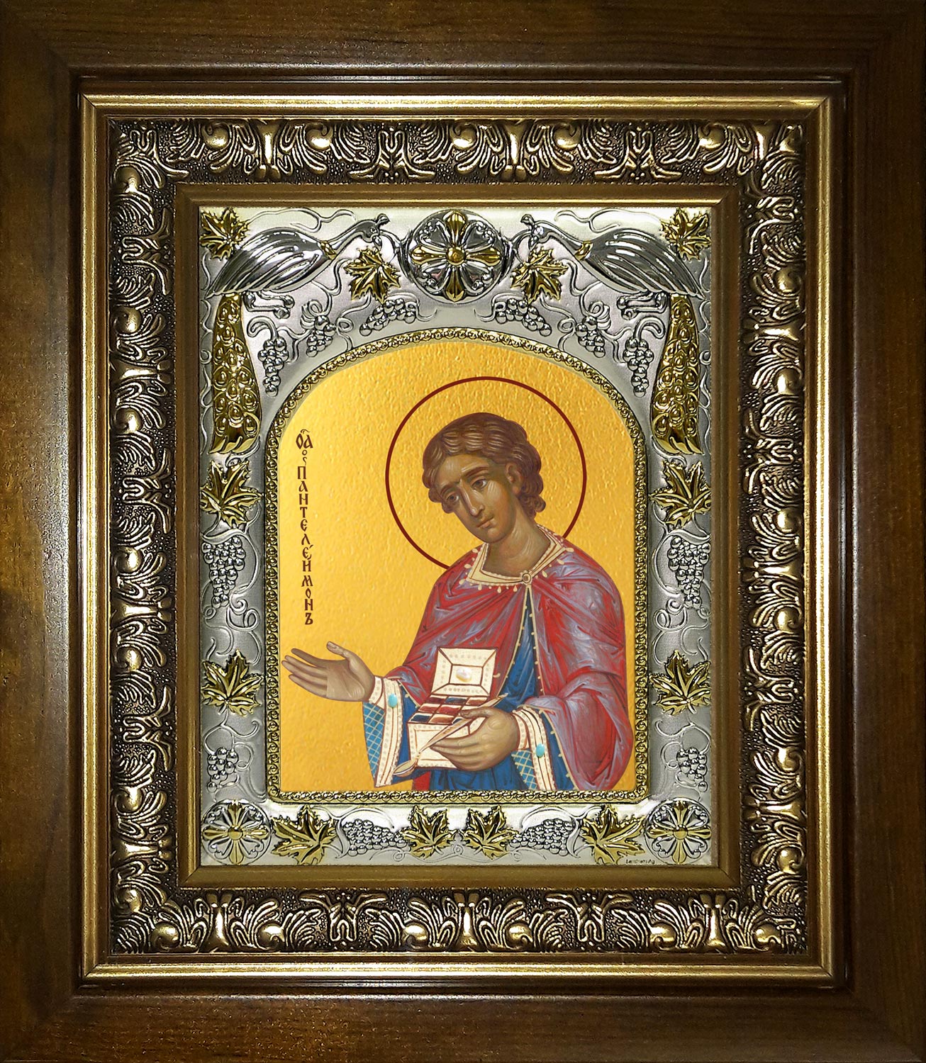 купить икону святой Пантелеимон целитель