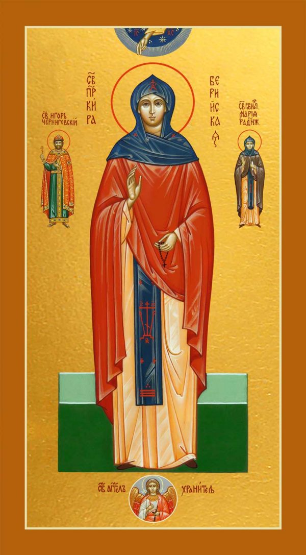 Мерная икона Кира Берийская (Македонская) преподобная