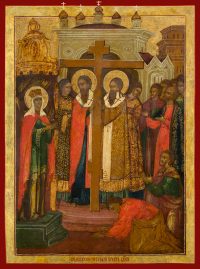 купить икону Воздвижение Честного и Животворящего Креста Господня SIDM-3050