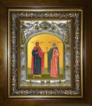 купить икону святые Адриан и Наталия мученики