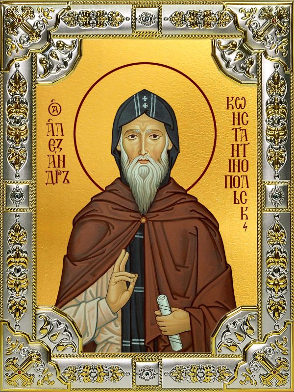 купить икону Александр Константинопольский преподобный