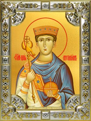 купить икону святой Иустиниан царь