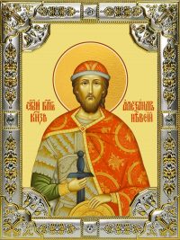 купить икону Александр Невский благоверный князь B-6418
