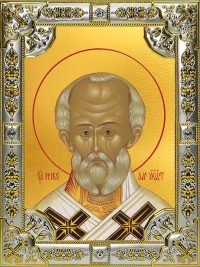 купить икону святой Николай чудотворец B-702