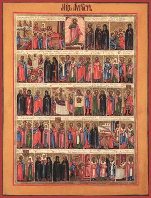 Минеи, август