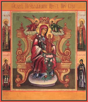 купить икону Неувядаемый Цвет икона Божией Матери