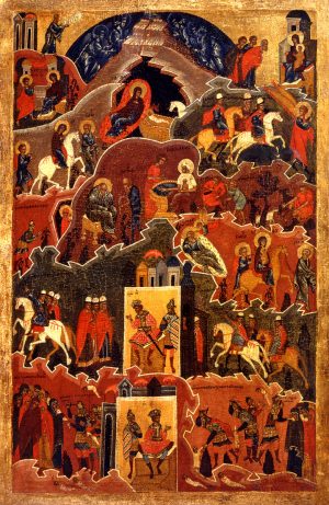 купить икону Рождество Христово SIDM-3009