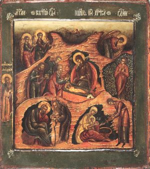 купить икону Рождество Христово SIDM-3038