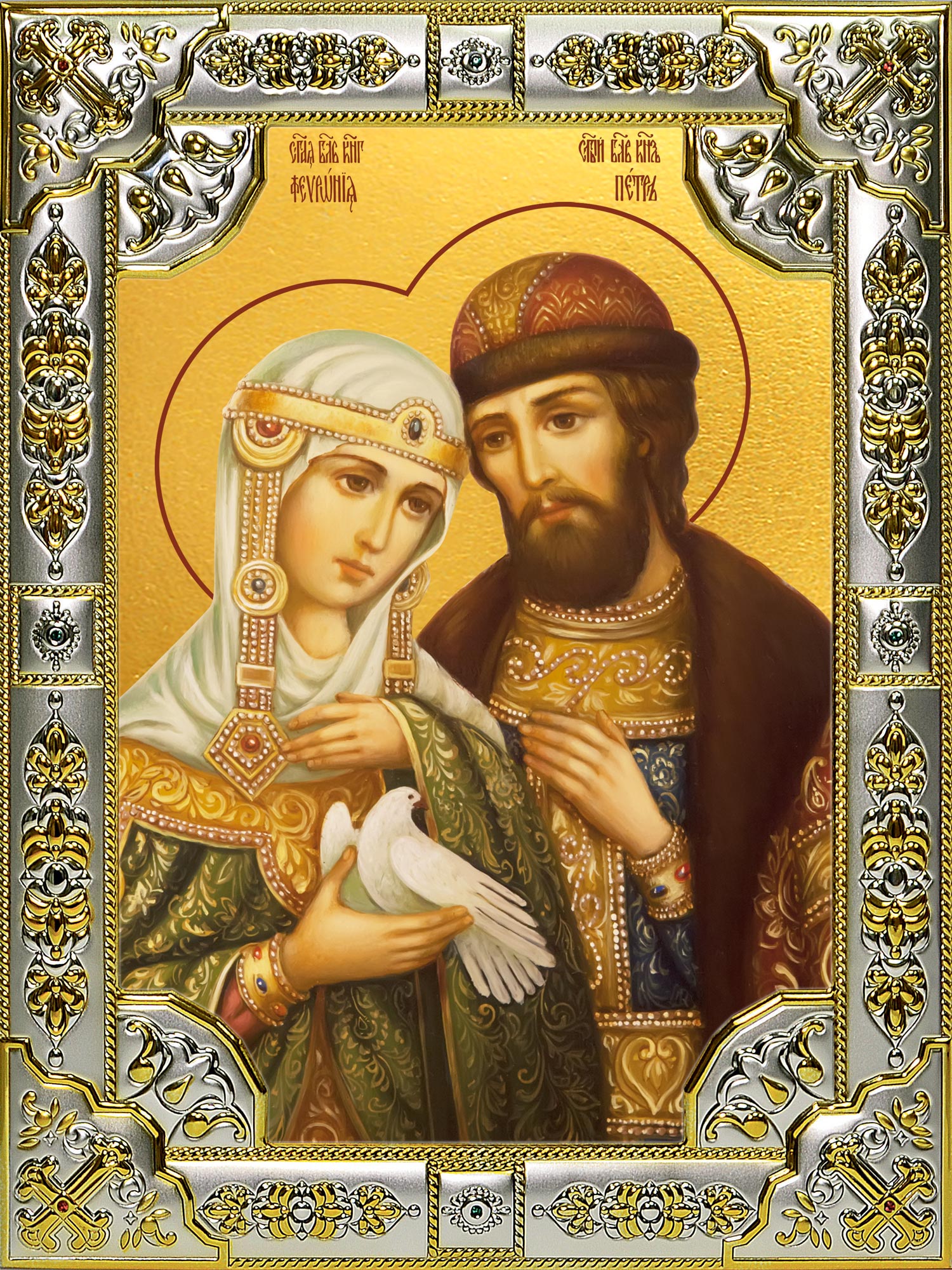 купить икону святые Петр и Феврония Муромские