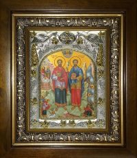 купить икону святые Косьма и Дамиан бессребреники