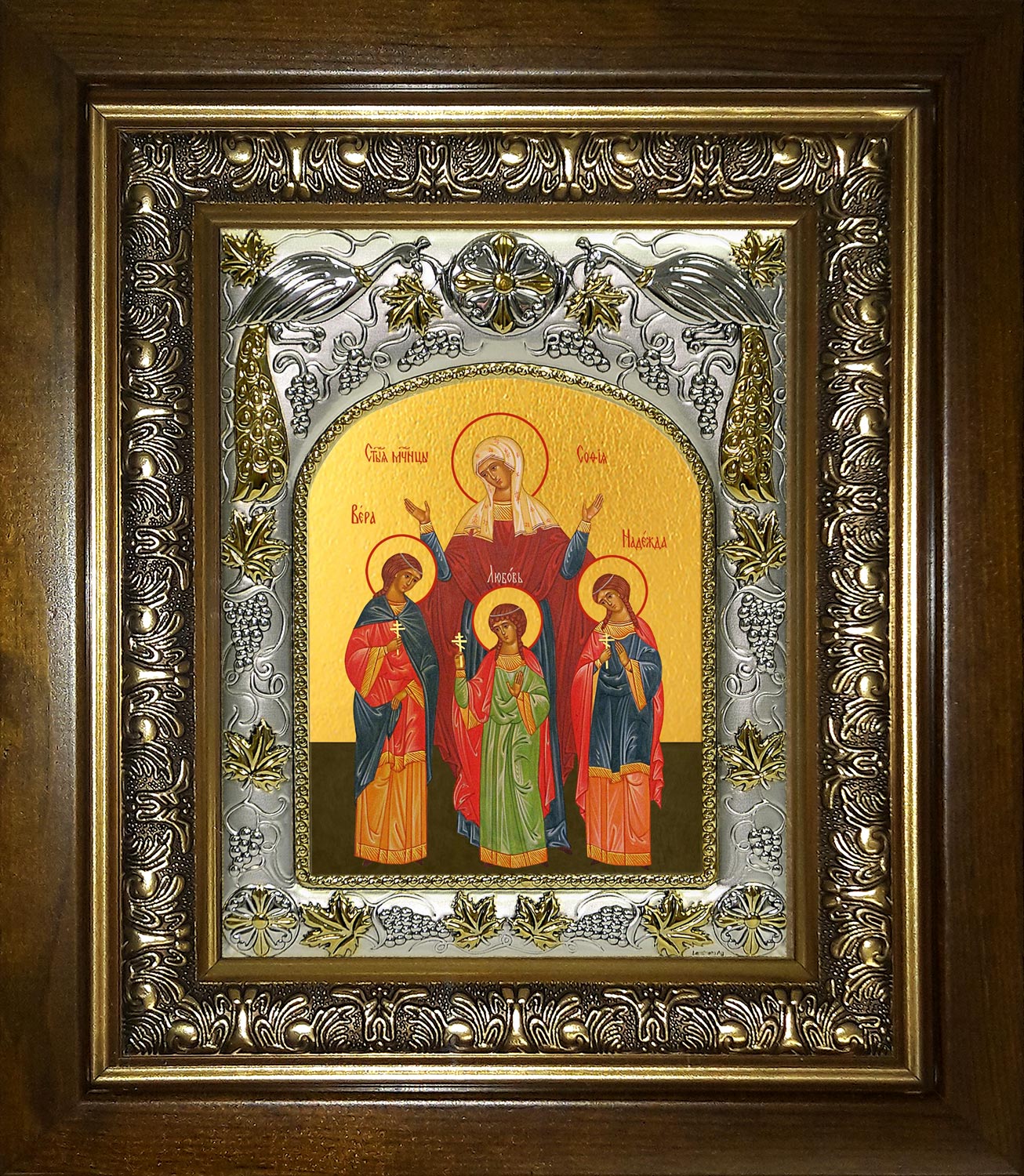 купить икону святых Веры, Надежды, Любови и матери их Софии