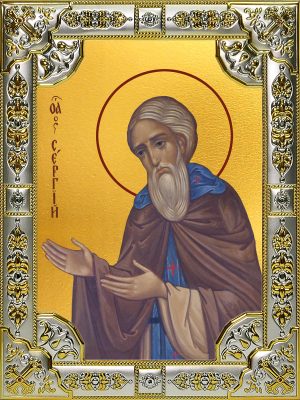 купить икону Сергий Радонежский B-019